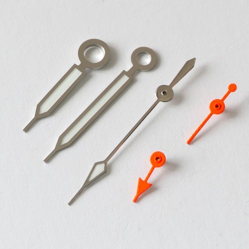 Set lancette argento/rosso