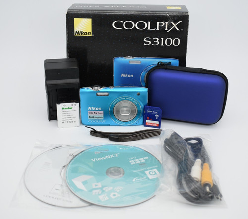 Nikon coolpix s3100 blu - s3100,
