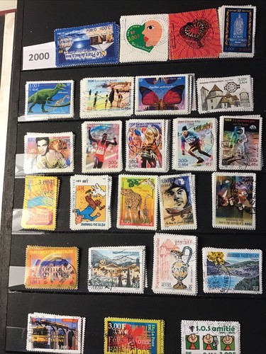 Lot 300 timbres oblitérés - lot,