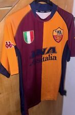 AS Roma 2001 2002 Champions League Scudetto OFFICIAL KAPPA SizeM