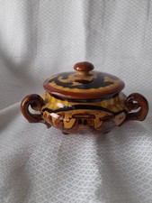 SCATOLA CERAMICA TOSCANA  FANCIULLACCI MONTELUPO SESTO FIORENTINO ANNI 20/30