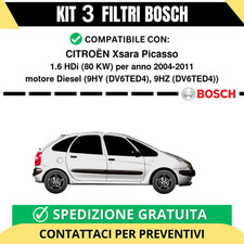 KIT BOSCH 3 Filtri tagliando