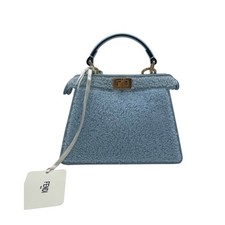 Borsa donna Fendi Peekaboo Small in pelle e montone