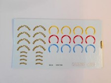 TMBDG04 by 38 TAMEO KITS DECALS VARI LOGHI GOMME F1 1/43