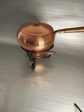 Kit Pentola E Scaldino In Rame