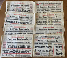 LOTTO 47 PEZZI CORRIERE LOMBARDO ANNO 1961