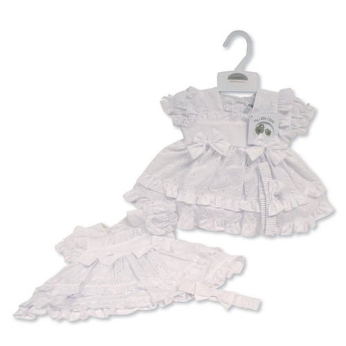 Set vestito bianco bambina