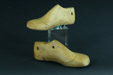 Raro E Antico Forma IN Legno Lavorato Calzolaio Scarpe Manichino Bambino 19e