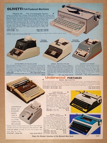 Macchina scrivere olivetti - scrivere,
