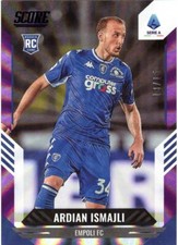 Ardian Ismajli Panini Score Empoli Serie A 2021-22 Purple Laser Numerata 13/15 