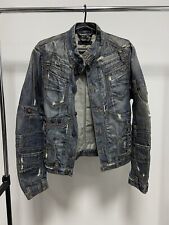 Absolut Joy Giacca Denim Vintage Multitasche Lusso Y2K