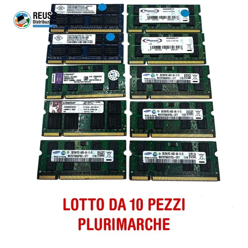 Lotto ram 2gb ddr2 800 - 2gb, ddr2-800