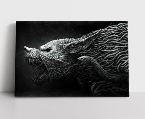 Stampa artistica lupo - , norreno