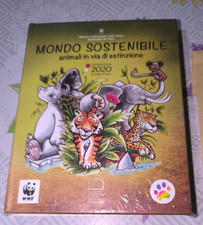 5 EURO ITALIA MONETA ANIMALI 2020 TIGRE proof  BU