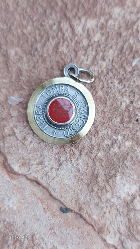 Reliquia medaglia con terra - con,