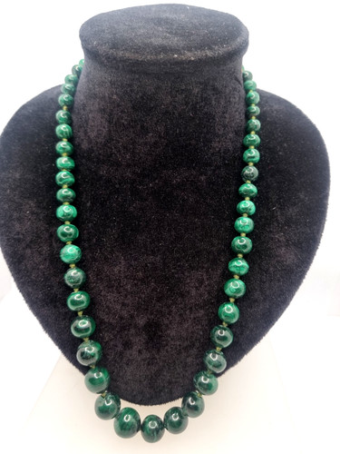 Malachite collana vintage - malachite,