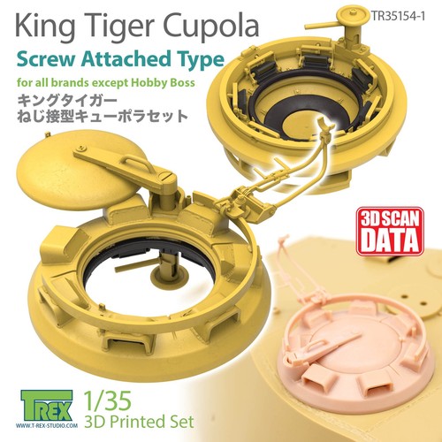 Cupola king tiger tipo - cupola, 1/35