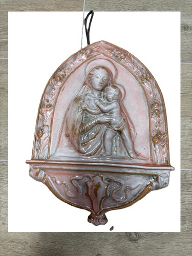 Acquasantiera madonna con - acquasantiera,
