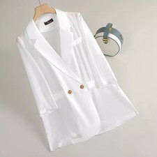 Blazer Bianco Donna Elegante