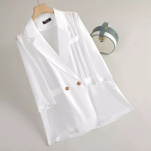 Blazer bianco donna - blazer, elegante