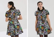 Horror Retro Mini Abito Collo