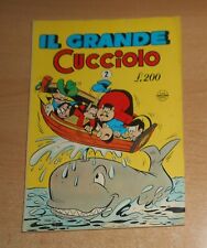 ED. ALPE  SUPPL. A STORIE E FIABE  N° 4  1969 IL GRANDE CUCCIOLO  N° 2 ORIGINALE