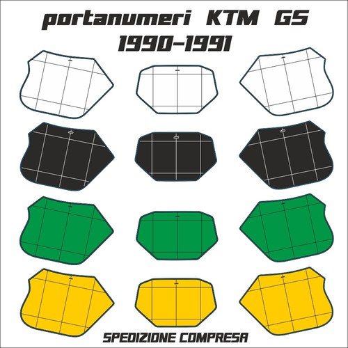 Ktm 1990 1991 - ktm, portanumeri