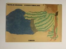 Einaudi, Natalia Ginzburg, Lessico famigliare, raro poster