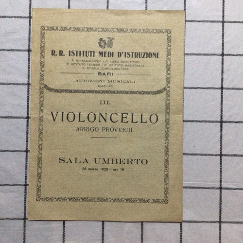 Bari,Manifesto