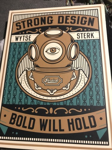 Strong design bold will - strong, hold