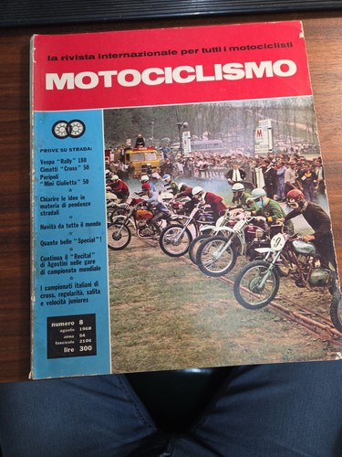 Motociclismo 1968 prove su - 8,