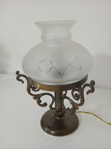 Lampada tavolo antica ottone - lampada,