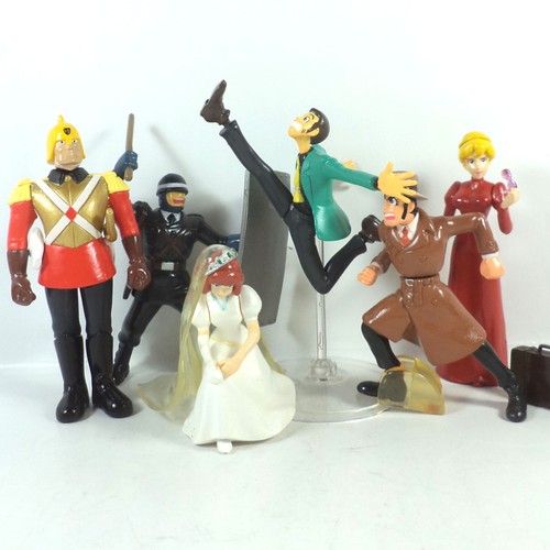 Lupin gashapon set bandai - set,