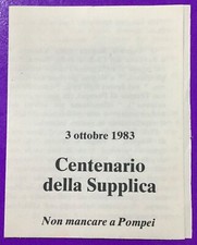 SANTINO HOLY CARD, CENTENARIO