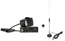 Emisora Alan 100 CB 27 Mhz AM/FM 4 Watios + antena magnetica Lafayette Emergency