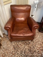 Poltrona Frau  Vintage in Pelle Marrone 