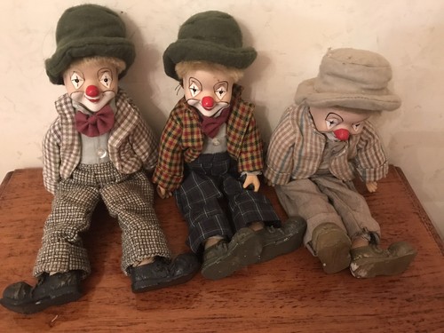 Clown porcellana vintage - clown,