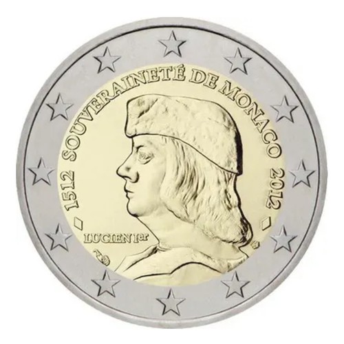 Euros commémorative monaco - 2,