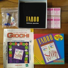 TABOO edizione speciale 1996 HASBRO MB IL MONDO DEI GIOCHI DA TAVOLO