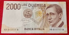 Italia - Banconota 2.000 Lire 2001 pick#115 - Sostitutiva XB con numeri radar 