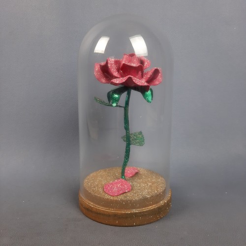 Scultura rosa ferro - rosa,