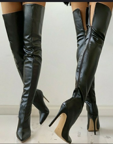 Stivali pelle sexy - pelle, coscia