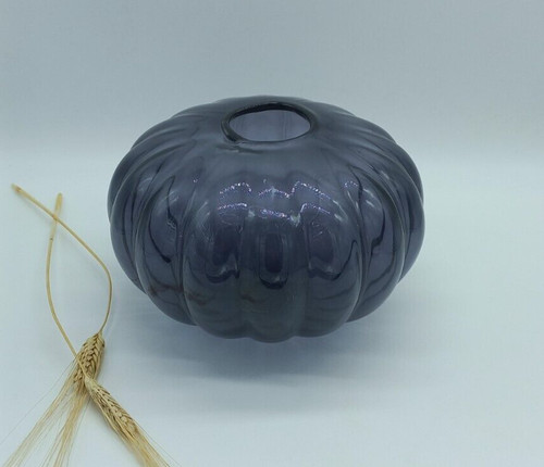 Vaso vetro viola - vaso,