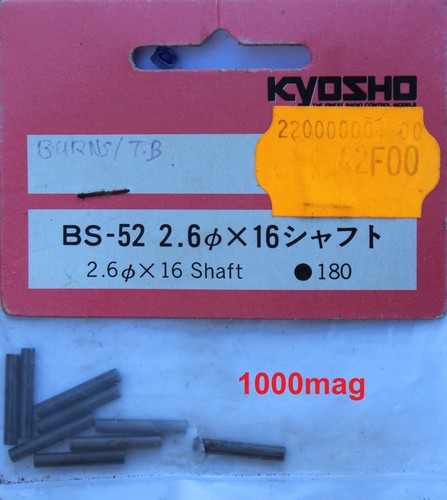 Kyosho burns turbo 6 - turbo, x