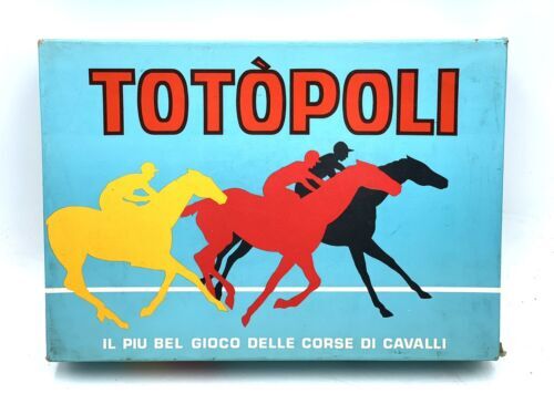 Vintage gioco totopoli corse - gioco,