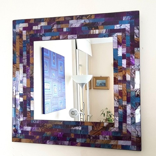 Specchio parete mosaico - specchio, da