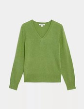 Maglione scollo a V in