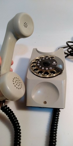 Telefono fisso disco vintage - telefono,