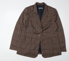 Blazer donna marrone regolare