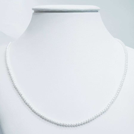 Collana perle akoya - bianche, da